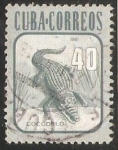 Sellos de America - Cuba -  Cocodrilo