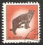 Stamps United Arab Emirates -  Gato