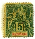Stamps France -  martinique