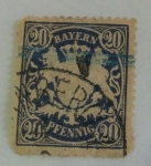 Stamps Europe - Germany -  bayern pfennig