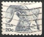Sellos de America - Estados Unidos -  Bighorn Sheep (Ovis canadensis)