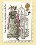 Stamps United Kingdom -  Litaratura - Personajes de obras de Jane Austen