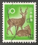 Stamps : Asia : Japan :  Ciervo