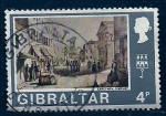 Stamps : Europe : Gibraltar :  paisage urbano