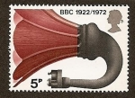 Sellos de Europa - Reino Unido -  Aniversario de la BBC