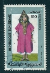 Stamps Tunisia -  trages regionales