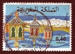 Stamps Morocco -  fiesta de las velas