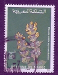 Sellos de Africa - Marruecos -  flor