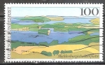 Stamps Germany -  Paisajes.Los Lagos de Mecklenburg.