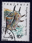 Stamps : Africa : Tanzania :  caracola
