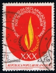 Stamps : Africa : Angola :  30 aniversario da declaracao universal dos direitos do home