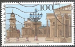 Stamps Germany -  Gendarmenmarkt de Berlín.