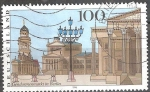 Stamps Germany -  Gendarmenmarkt de Berlín.