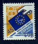 Stamps Spain -  mercado unico