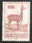 Stamps Peru -  Vicuña