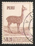 Stamps Peru -  Vicuña