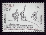 Stamps Spain -  Quijote ( Carlota Artero )