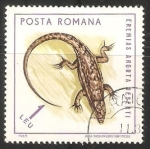 Stamps Romania -  Eremias Arguta Deserti