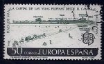 Stamps Spain -  plaza de Manila