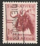 Sellos del Mundo : Africa : Sud�frica : Black Wildebeest 