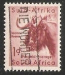 Sellos de Africa - Sudfrica -  Black Wildebeest 