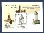 Stamps Spain -  Exposición Filatélica Nacional - Exfilna  95 -Málaga- el cenachero