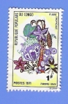 Stamps Republic of the Congo -  FLORE TROPICALE
