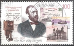 Stamps Germany -   Centenario de la muerte de Heinrich von Stephan (fundador de la UPU).
