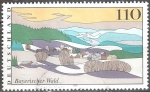 Stamps Germany -  Paisajes. Bosque bávaro.
