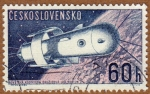 Stamps : Europe : Czechoslovakia :  CARRERA ESPACIAL - VOSTOK 2