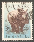 Stamps : Africa : South_Africa :  White Rhinoceros