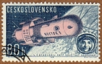 Stamps Czechoslovakia -  CARRERA ESPACIAL - BOCTOK 5