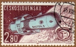 Stamps : Europe : Czechoslovakia :  CARRERA ESPACIAL - BOCTOK 6
