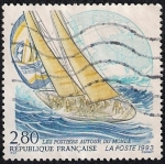 Stamps France -  Los trabajadores de correos de todo el mundo.