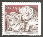 Sellos de Europa - Suecia -  Snow Leopard (Panthera uncia)