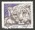 Sellos de Europa - Suecia -  Snow Leopard (Panthera uncia) 