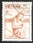 Stamps : Asia : Vietnam :  Sunda Slow Loris (Nycticebus coucang)
