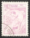 Stamps Vietnam -  Tokay Gecko (Gekko gecko) 