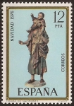 Stamps Spain -  Navidad. Congreso Internacional de Belenistas  1976 12 ptas