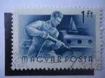 Stamps Hungary -  Obrero