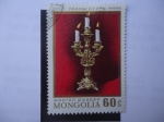 Stamps Hungary -  Candelabro.