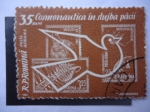 Stamps Romania -  Sellos sobre sellos.