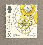 Stamps United Kingdom -  300 Aniv John Harrison, inventor cronÃ³metro