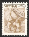 Stamps : Asia : Vietnam :  Bubalus bubatis