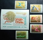 Stamps : Europe : Russia :  1968 Olympic Games - Mexico City, Mexico