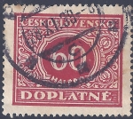 Stamps : Europe : Czechoslovakia :  red and white