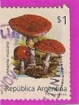 Stamps Argentina -  Amanita Muscaria