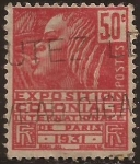 Sellos de Europa - Francia -  Exposition Coloniale Internationale de Paris  1930  50 cents