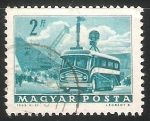 Stamps Hungary -  Mobile Radio Transmitter and Stadium