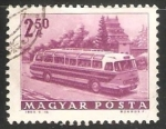 Stamps Hungary -  Tourist bus